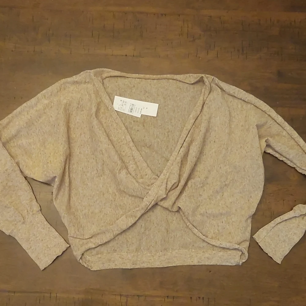 Topshop Knitted Twist-front Top - Picture 4 of 8